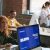 Professionals working in a stylish coworking space, focusing on growth and collaboration.