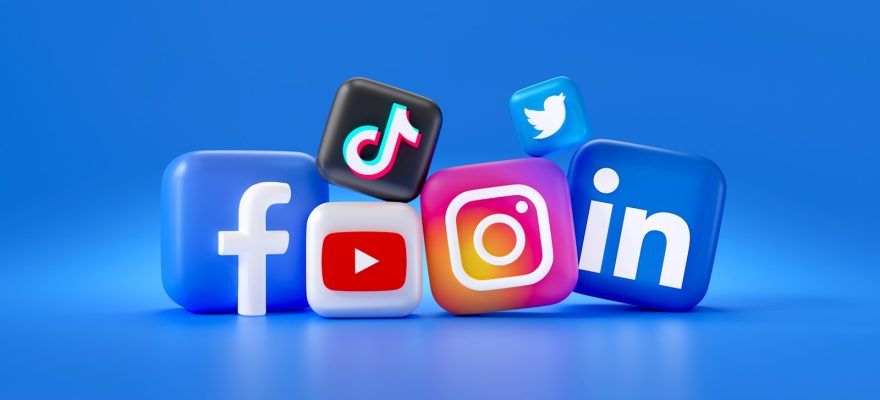 a group of different social media logos