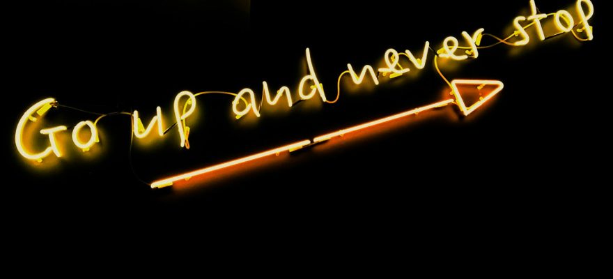 black background with yellow text overaly